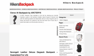 Hikers-backpack.com thumbnail