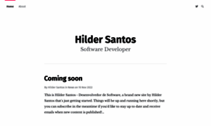 Hildersantos.com thumbnail