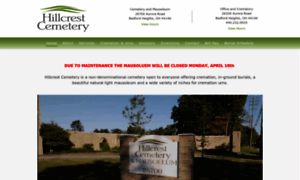 Hillcrest-cemetery.com thumbnail