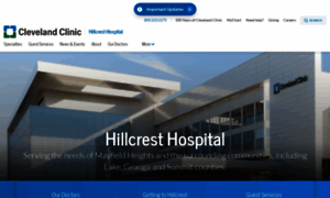 Hillcresthospital.org thumbnail