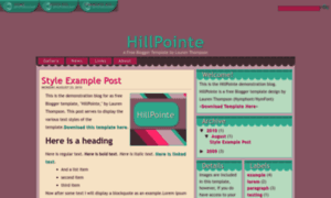 Hillpointe.blogspot.com thumbnail