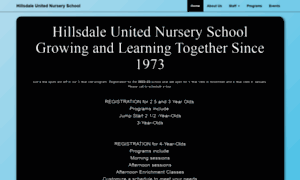 Hillsdaleunitednurseryschool.com thumbnail