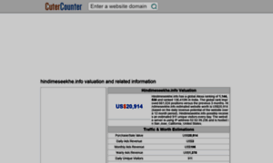 Hindimeseekhe.info.cutercounter.com thumbnail
