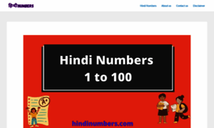 Hindinumbers.com thumbnail