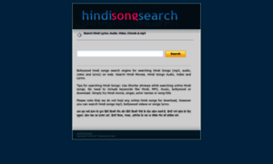 Hindisongsearch.com thumbnail