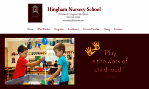 Hinghamnurseryschool.com thumbnail