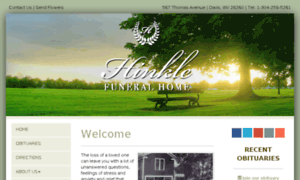 Hinklefuneralhome.com thumbnail