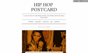 Hiphoppostcard.com thumbnail