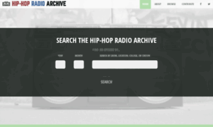 Hiphopradioarchive.org thumbnail