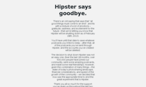 Hipster-goodbye.herokuapp.com thumbnail