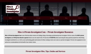 Hire-a-private-investigator.com thumbnail