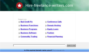 Hire-freelance-writers.com thumbnail