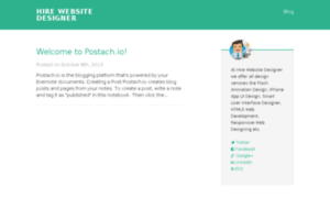 Hireflashwebdesigner.postach.io thumbnail
