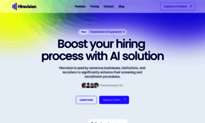 Hirevision.framer.website thumbnail