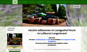 Hirsch-landgasthof-langenbrand.com thumbnail