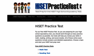Hisetpracticetest.org thumbnail