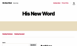 Hisnewword.org thumbnail