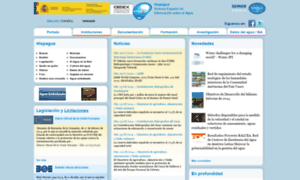 Hispagua.cedex.es thumbnail