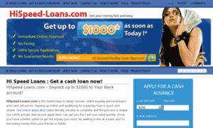 Hispeed-loans.com thumbnail