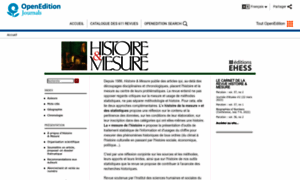Histoiremesure.revues.org thumbnail
