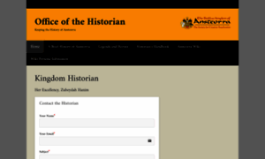 Historian.ansteorra.org thumbnail