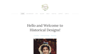 Historicaldesignsclothing.com thumbnail