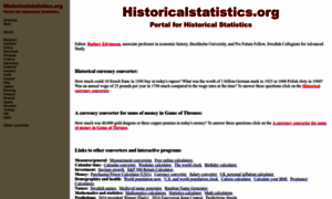 Historicalstatistics.org thumbnail