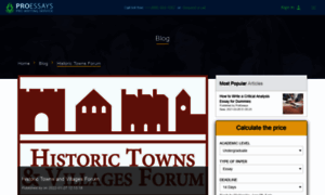Historictownsforum.org thumbnail