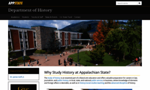 History.appstate.edu thumbnail