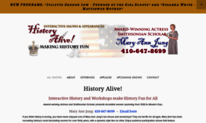 Historyaliveshows.com thumbnail