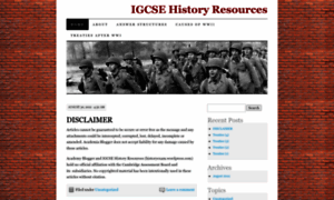 Historyexam.wordpress.com thumbnail