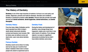 Historyofdentistry.net thumbnail