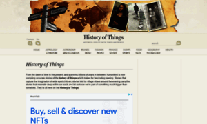 Historyofthings.com thumbnail
