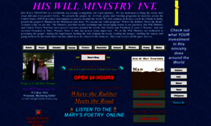 Hiswillministry.org thumbnail