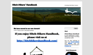Hitchhikershandbook.wordpress.com thumbnail