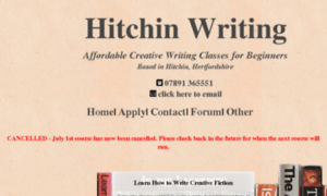 Hitchinwriting.co.uk thumbnail