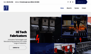 Hitechfabricators.com thumbnail
