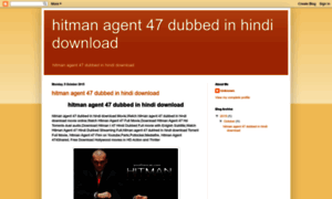 Hitmanagent47dubbedinhindidownload.blogspot.com thumbnail