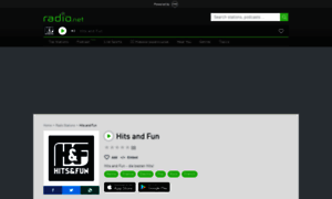 Hitsandfun.radio.net thumbnail