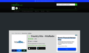 Hitsradiocountryhits.radio.net thumbnail