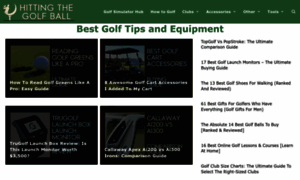 Hittingthegolfball.com thumbnail