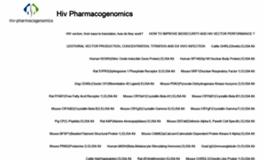 Hiv-pharmacogenomics.org thumbnail