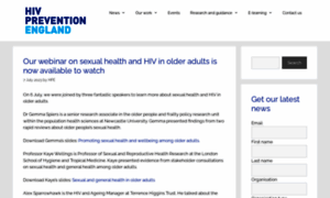 Hivpreventionengland.org.uk thumbnail