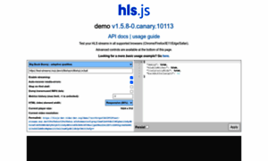 Hlsjs-dev.video-dev.org thumbnail