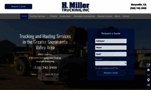 Hmillertrucking.com thumbnail