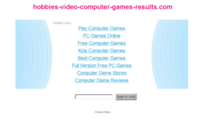 Hobbies-video-computer-games-results.com thumbnail