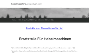 Hobelmaschine-shopcity21.info thumbnail