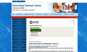 Hobsmoatmedicalcentre.secure-gpsite.nhs.uk thumbnail