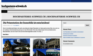 Hochparterre-schweiz.ch thumbnail