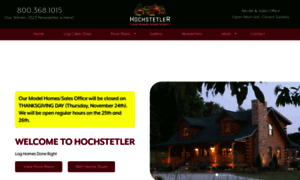 Hochstetlerloghomes.com thumbnail